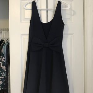 Navy skater dress